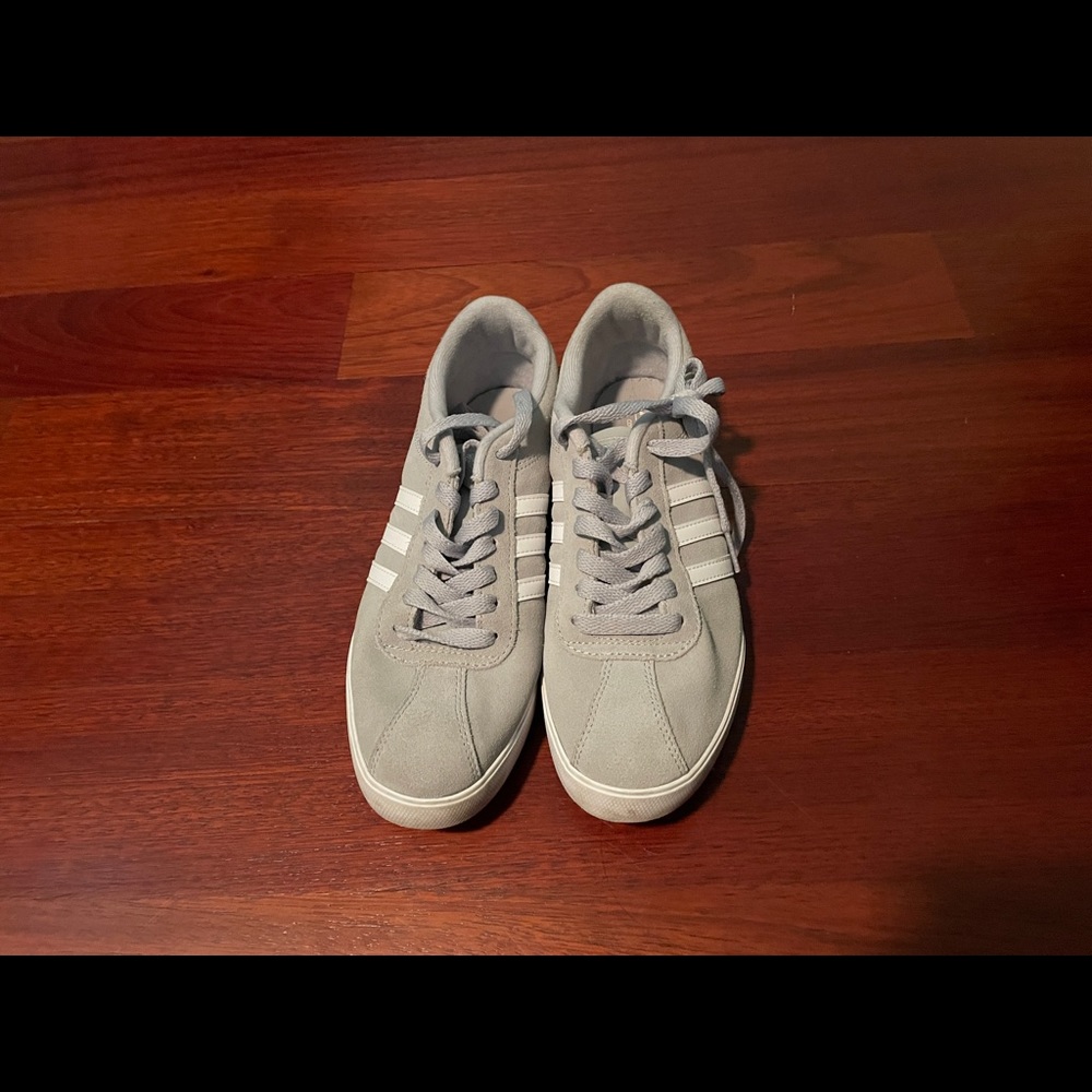 Grey Suede Adidas Neo Sneakers